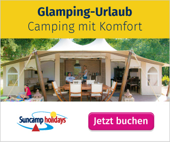 Glamping-Urlaub bei Suncamp holidays